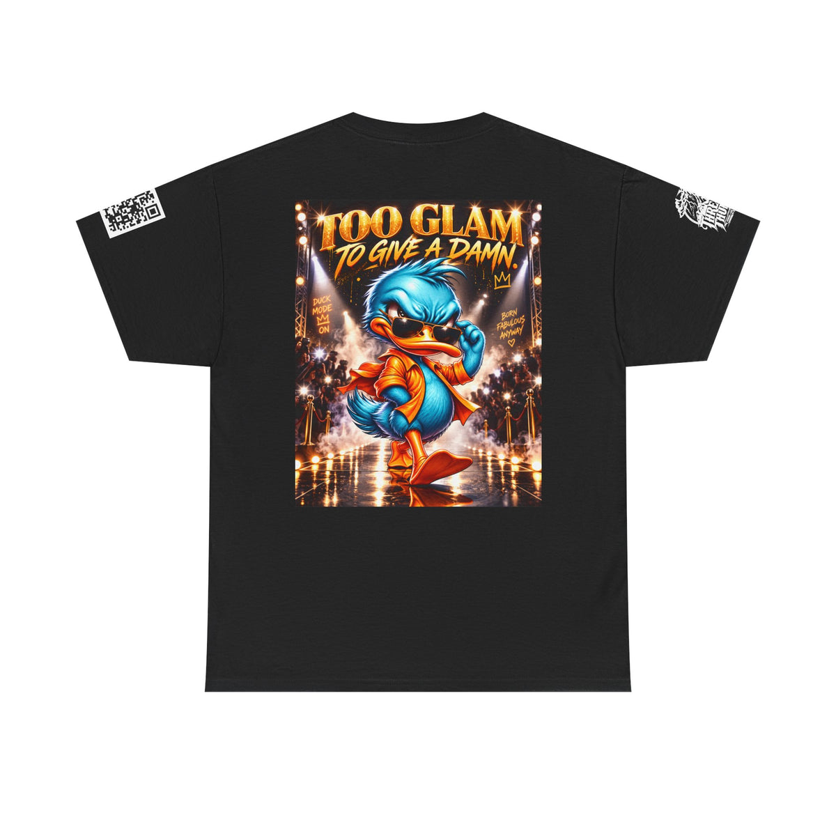 Too Glam to Give a Damn Back Graphic Tee