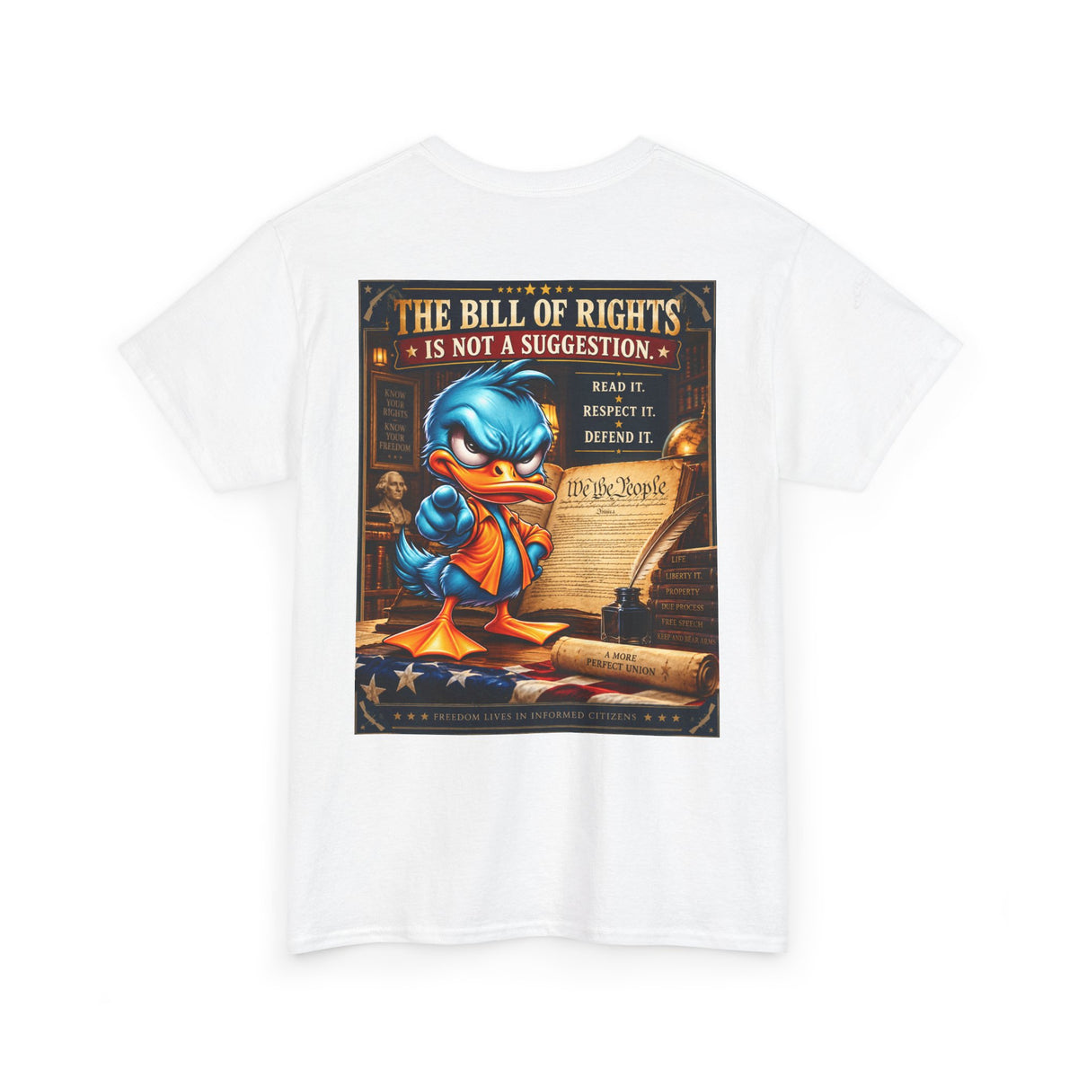 The Bill of Rights Is Not a Suggestion Back Graphic Tee