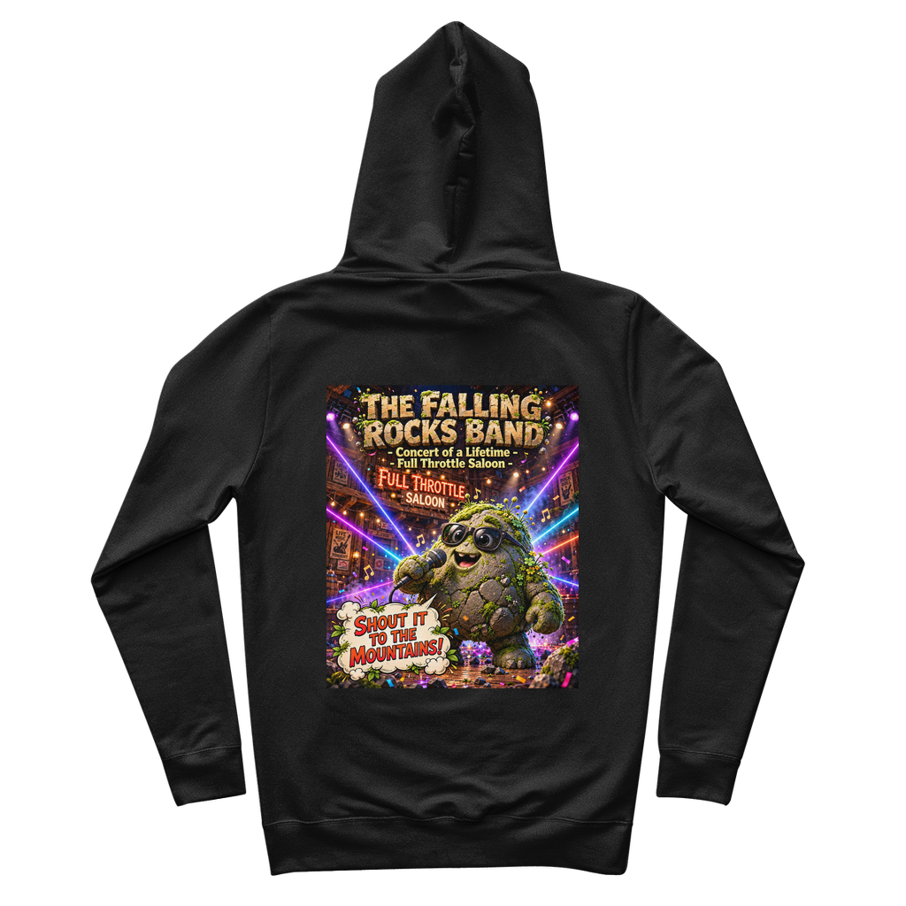 Falling Rocks COllection 100% Organic Cotton Hoodie
