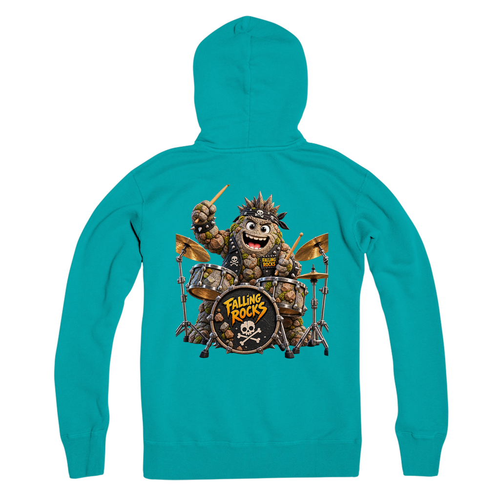 Falling Rocks COllection Premium Adult Zip Hoodie