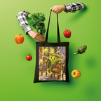 Trash Can Row Shopper Tote Bag