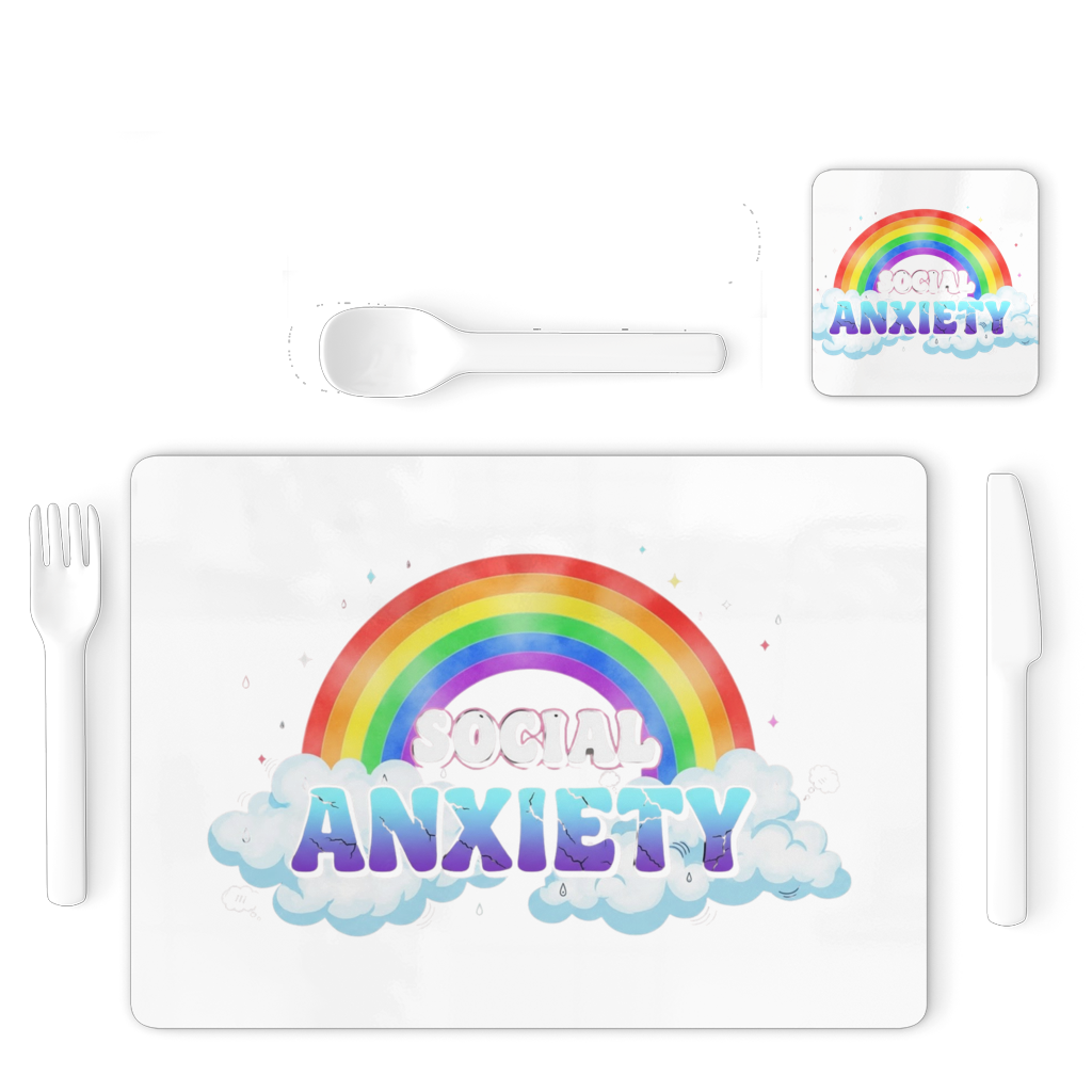 AOP Single Placemat and Coaster Set