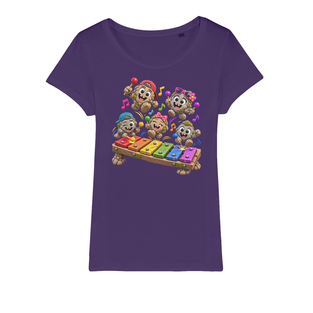 Falling Rocks COllection Organic Jersey Womens T-Shirt