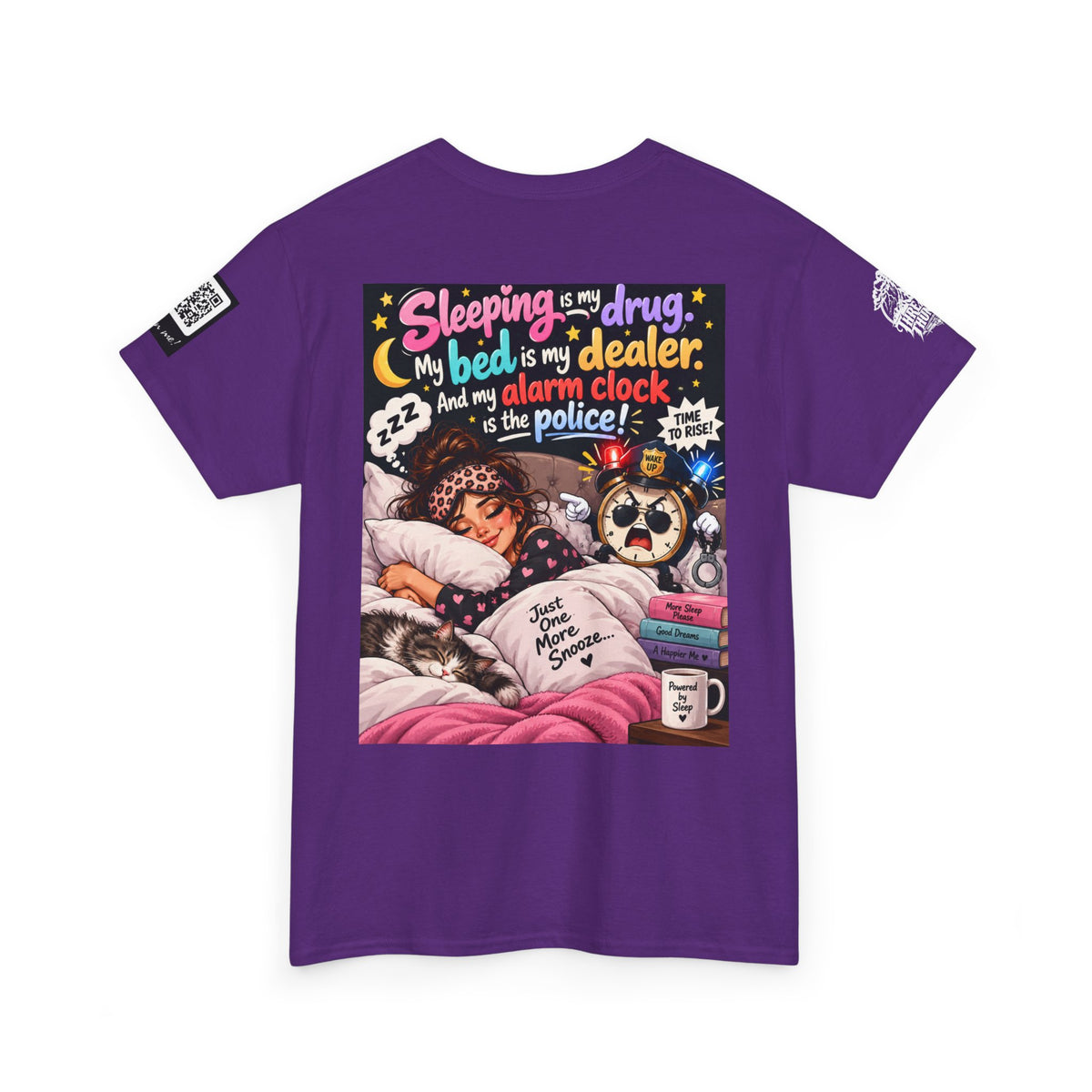 Sleeping Is My Drug — Powered by Sleep Back Graphic Tee