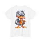 Silver Rebel Duck Character Back Graphic Tee