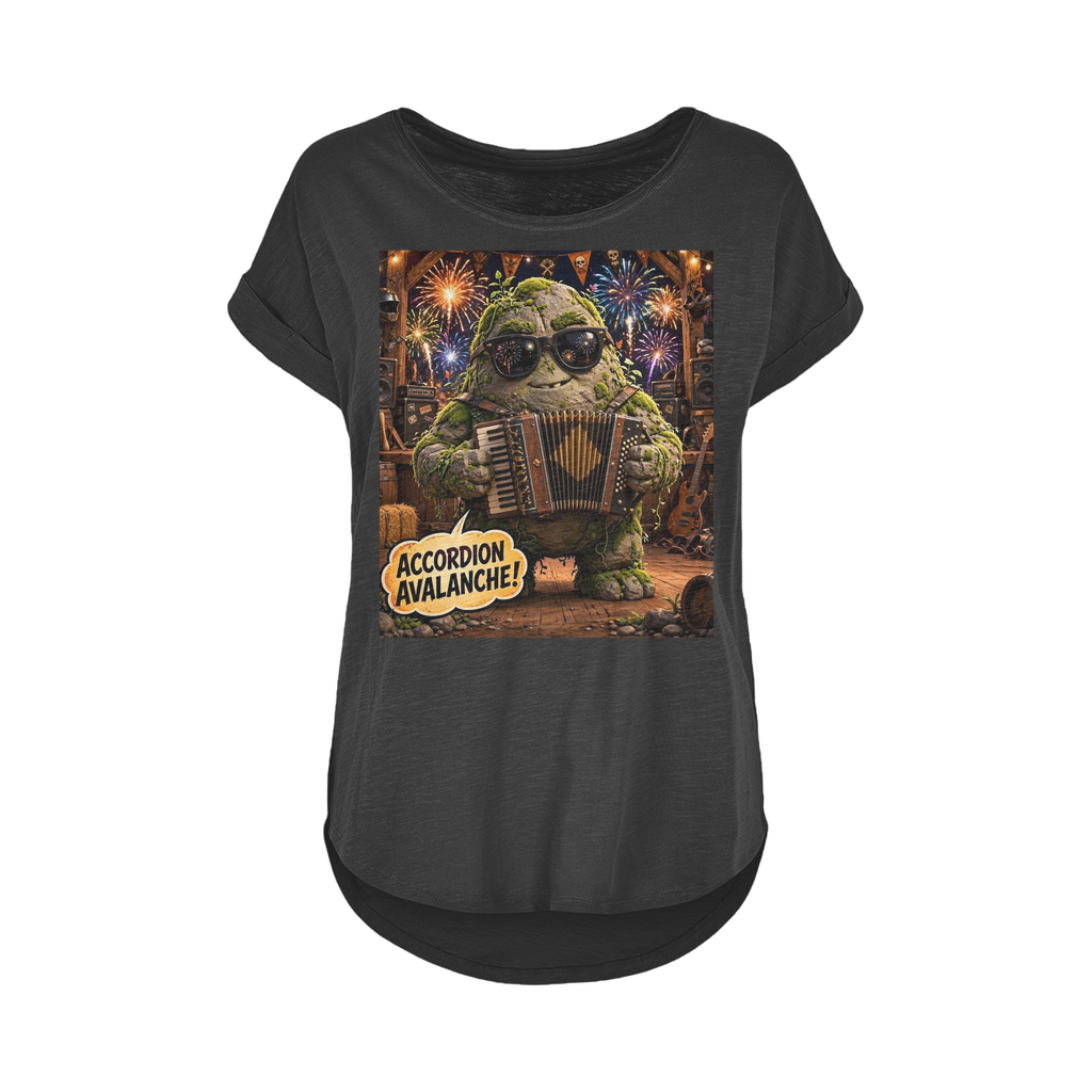 Falling Rocks COllection Women's Long Slub T-Shirt XS-5XL
