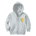TRASH CAN MAN Classic Kids Zip Hoodie