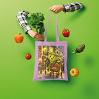Trash Can Row Shopper Tote Bag