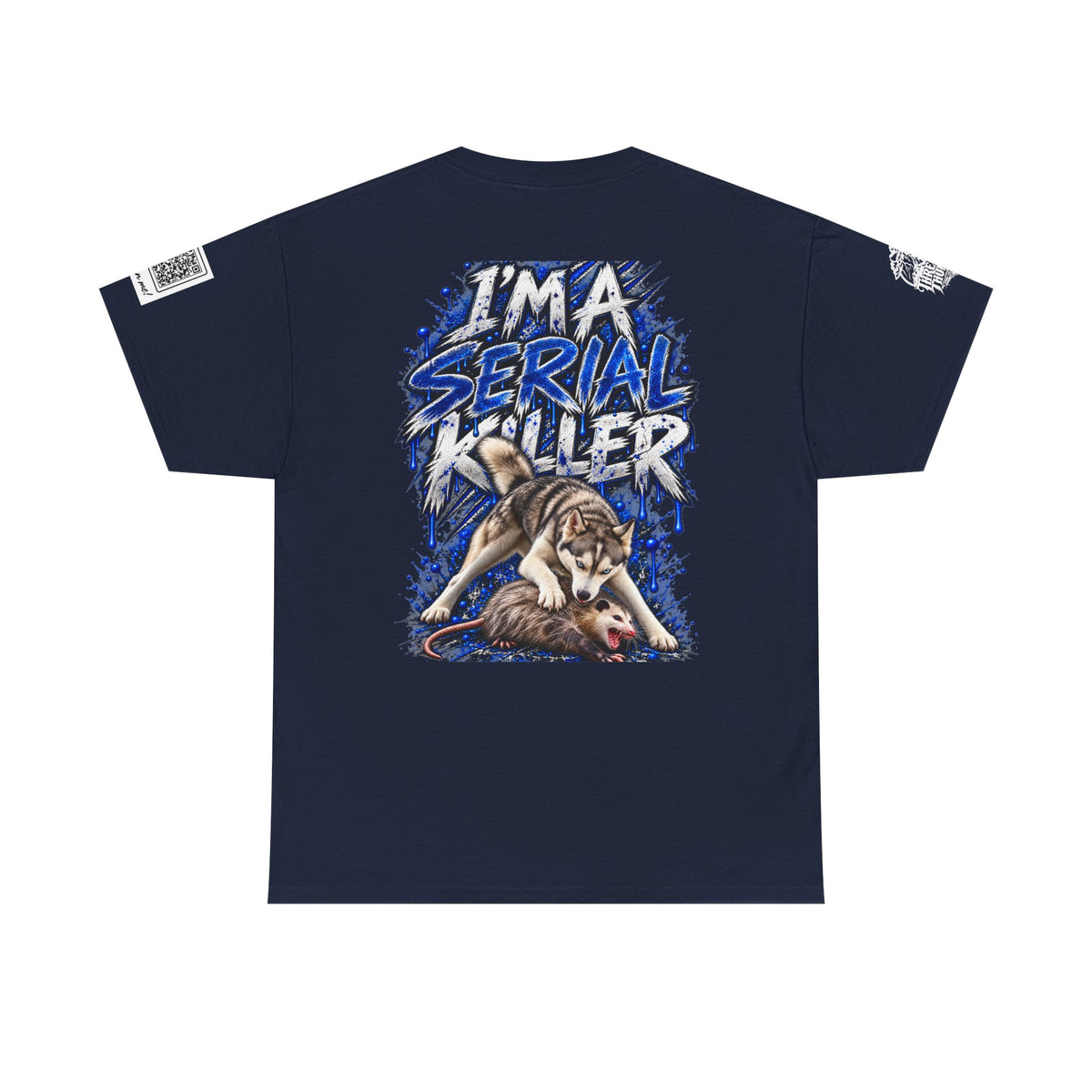T-Shirt — "I'm A Serial Killer" Wolf Graphic Tee