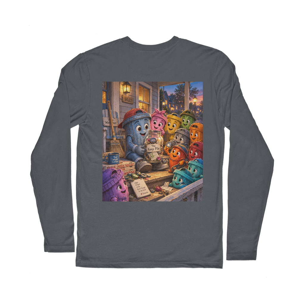 Trash Can Row – Classic Long Sleeve T-Shirt
