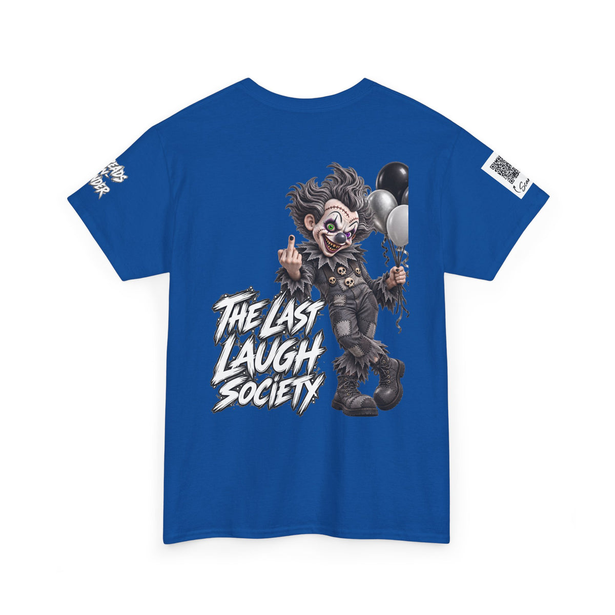 The Last Laugh Society Tee #119 — Carnival Clown Horror Graphic T-Shirt