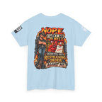 Satan Still Has a Restraining Order Against Me Back Graphic Tee