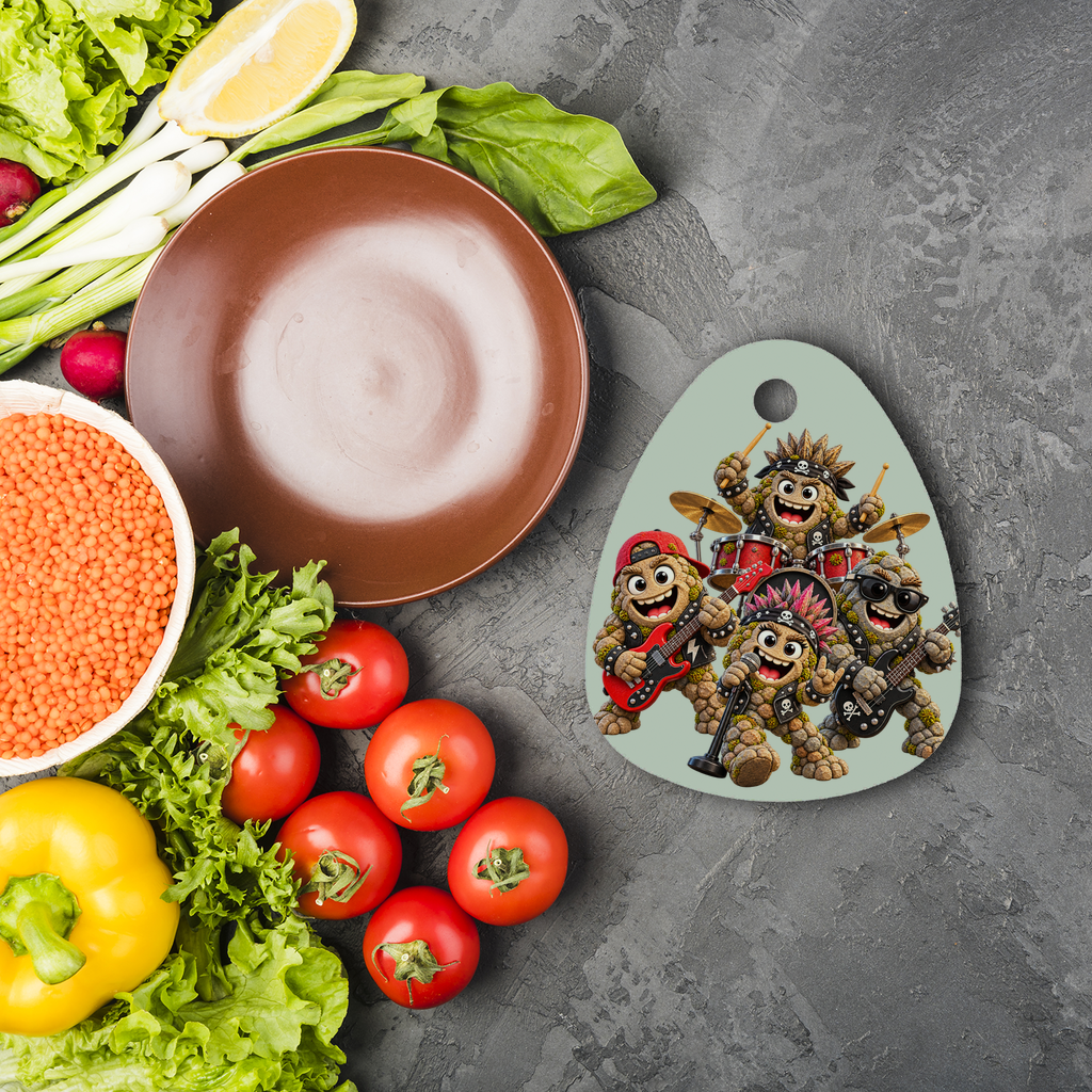 Falling Rocks COllection Sublimation Glass Cutting Board