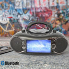 Naxa 7" Bluetooth® DVD Boombox and TV (NDL-287)