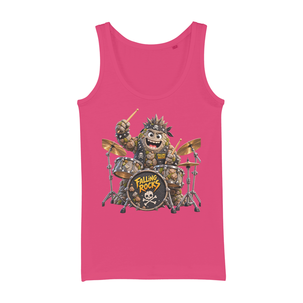 Falling Rocks COllection Organic Jersey Womens Tank Top