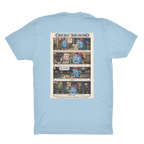 Trash Can Row Organic Adult T-Shirt
