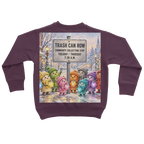 Trash Can Row Classic Kids Sweatshirt