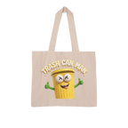 TRASH CAN MAN Large Organic Tote Bag