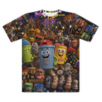 Trash Can Row: Concert for a Lifetime – Premium Cut and Sew Sublimation Unisex T-Shirt