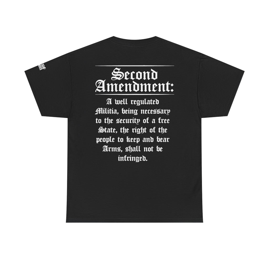 Second Amendment T-Shirt — Constitution Quote Flag Tee