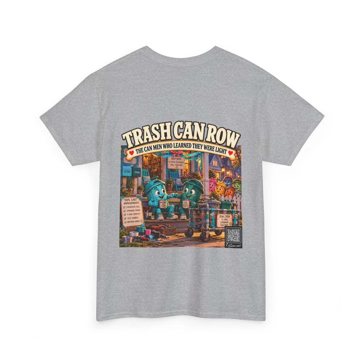 Trash Can Row Tee #1