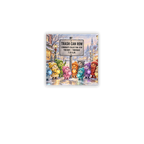 Trash Can Row Square Metal Panel