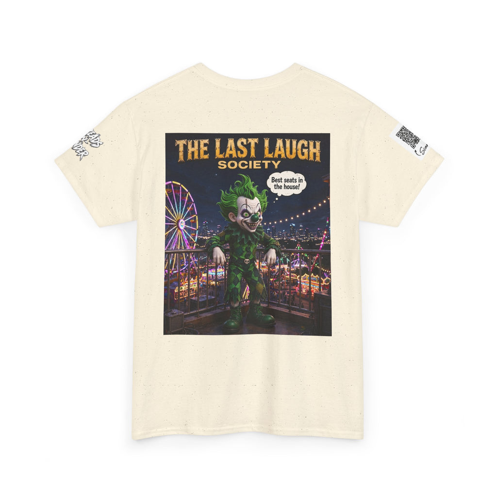 The Last Laugh Society Tee #154 — Carnival Clown Horror Graphic T-Shirt