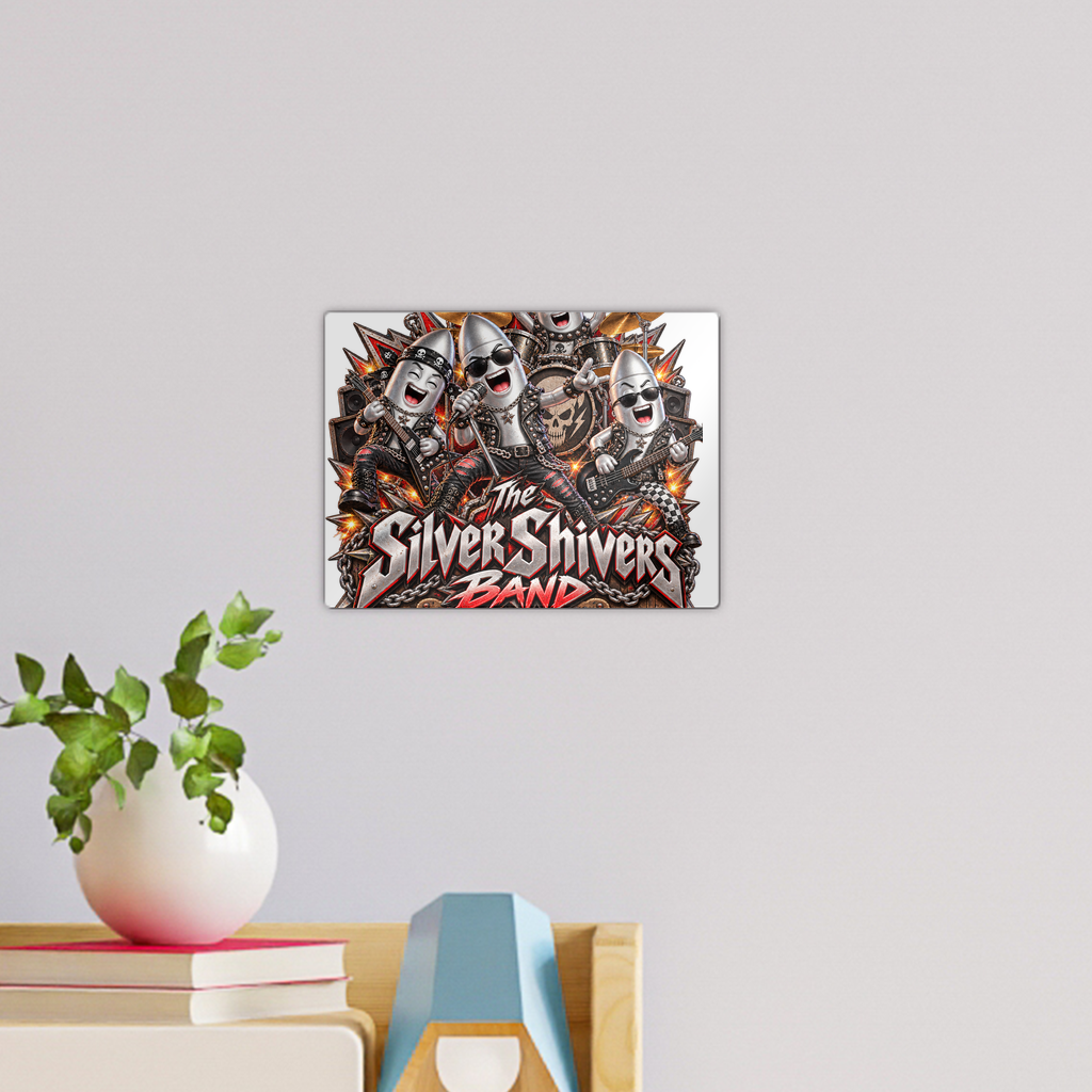 The Silver Shivers Band Wall Tile