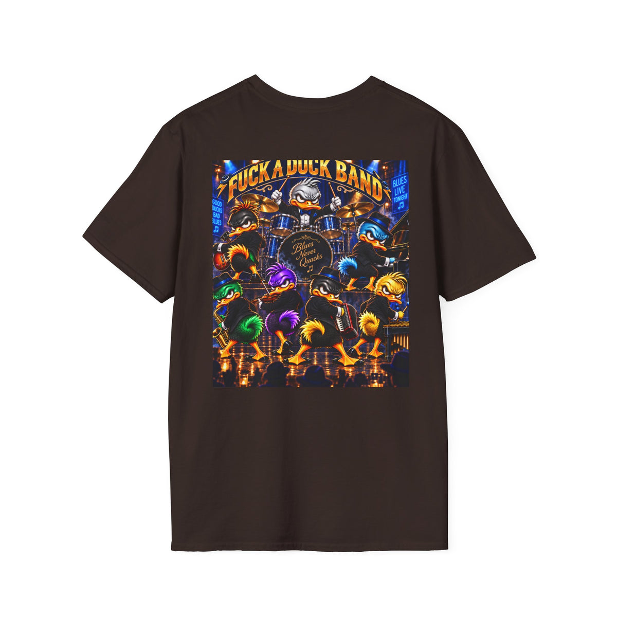 FUCK A DUCK BAND — Heavy Metal Duck Band Tee