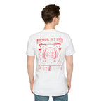 T-Shirt — "Beside My Bed a Gun I Keep" Skull Graphic