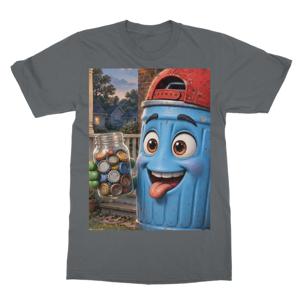 Trash Can Row T-Shirt Dress