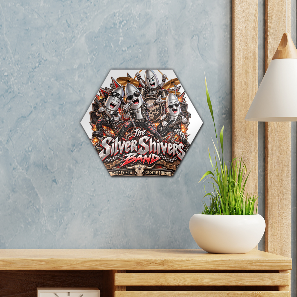 The Silver Shivers Band Wall Tile