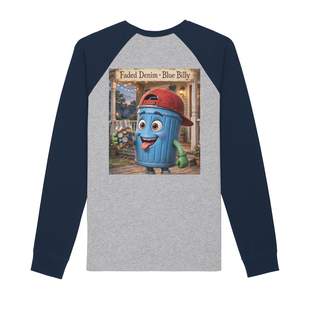 Trash Can Row Premium Raglan Long Sleeve Shirt