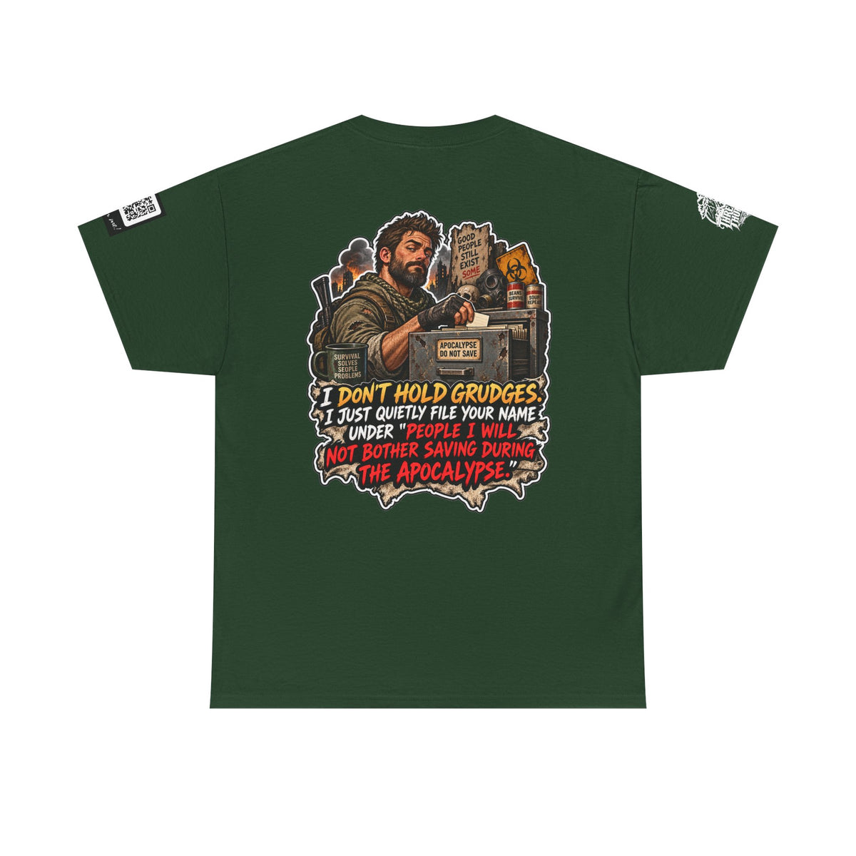 Apocalypse Grudge List — People I Won’t Save Back Graphic Tee