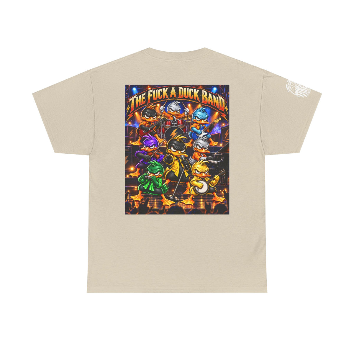 FUCK A DUCK BAND — Live Rock Show Back Graphic Tee