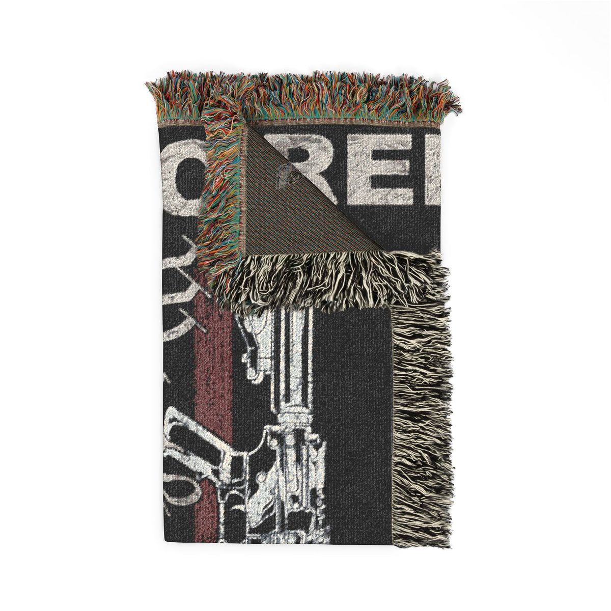 Freedom Over Fear Woven Blanket — "We The People" 2A Flag Throw