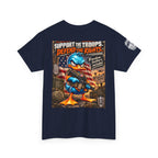 Support the Troops, Defend the Rights Back Graphic Tee