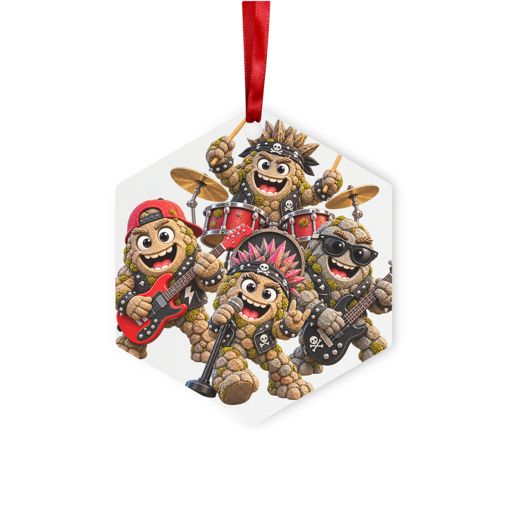 Falling Rocks COllection Metal Hanging Ornament