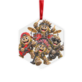 Falling Rocks COllection Metal Hanging Ornament