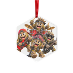 Falling Rocks COllection Metal Hanging Ornament
