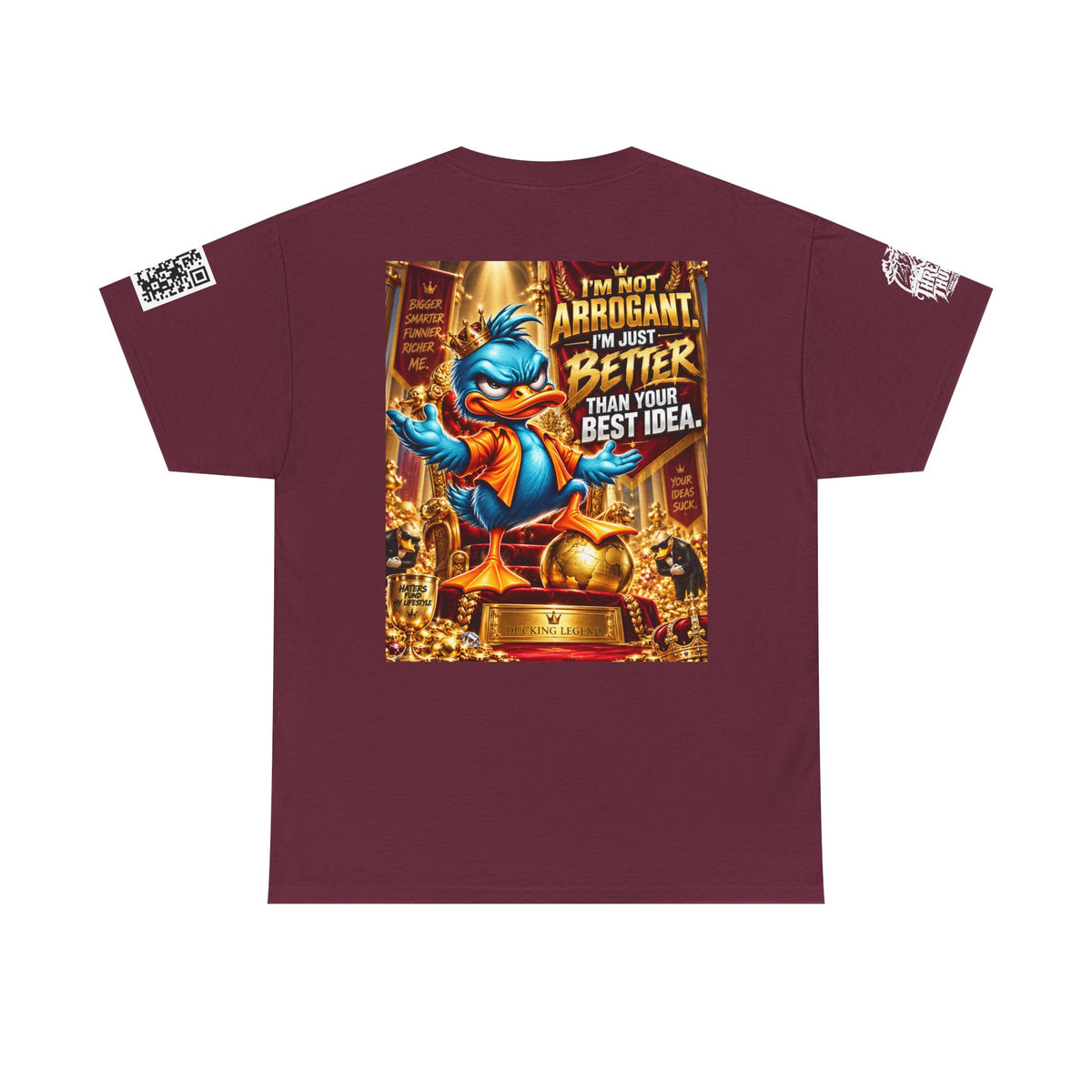 I’m Not Arrogant — Better Than Your Best Idea Back Graphic Tee