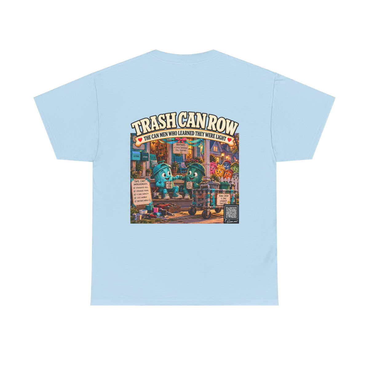 Trash Can Row Tee #1