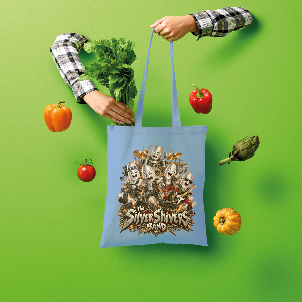 The Silver Shivers Band Shopper Tote Bag