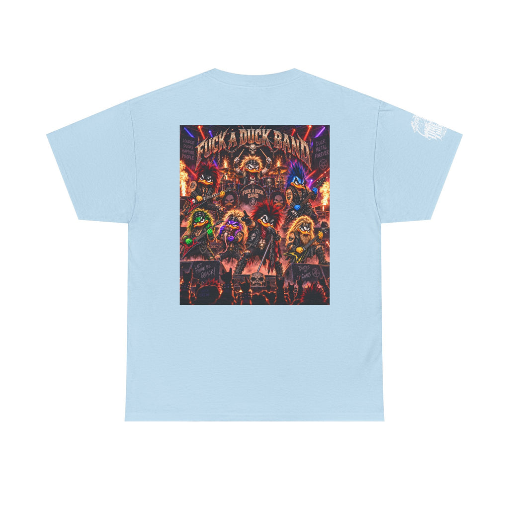 FUCK A DUCK BAND — Heavy Metal Quack Crew Back Graphic Tee