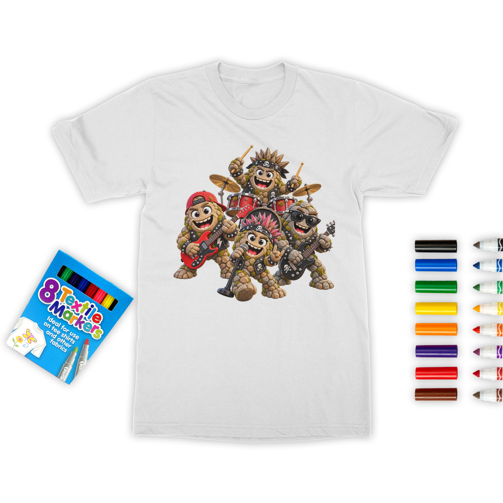 Falling Rocks COllection Colouring T-Shirt