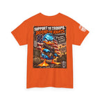 Support the Troops, Defend the Rights Back Graphic Tee
