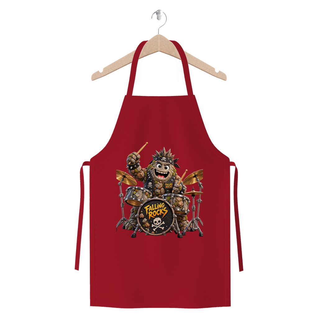 Falling Rocks COllection Premium Jersey Apron