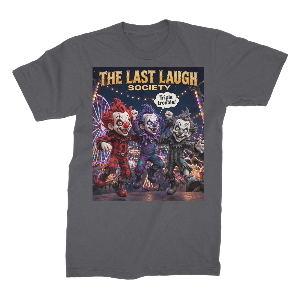 The Last Laugh Society Premium Jersey Adult T-Shirt
