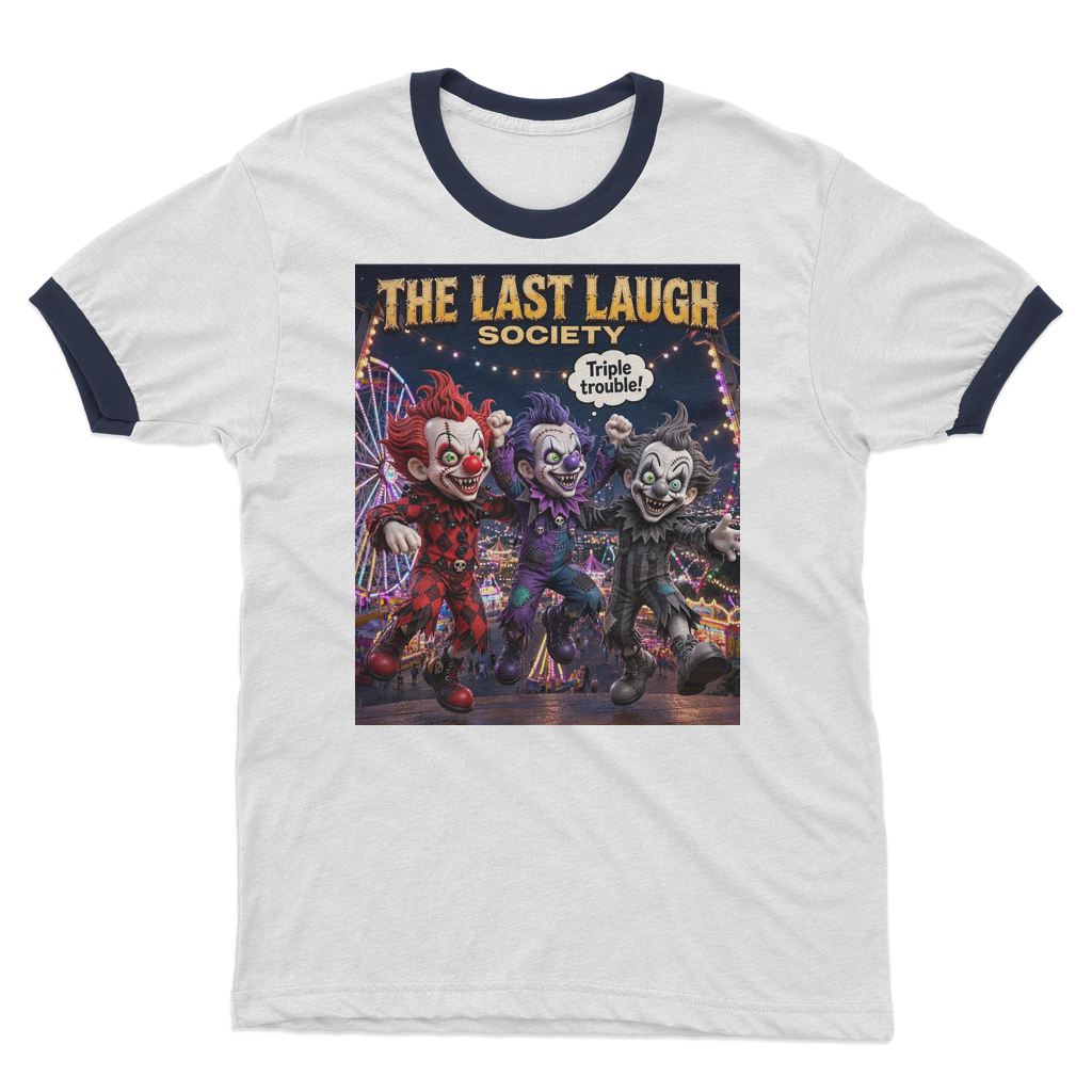 The Last Laugh Society Adult Ringer T-Shirt