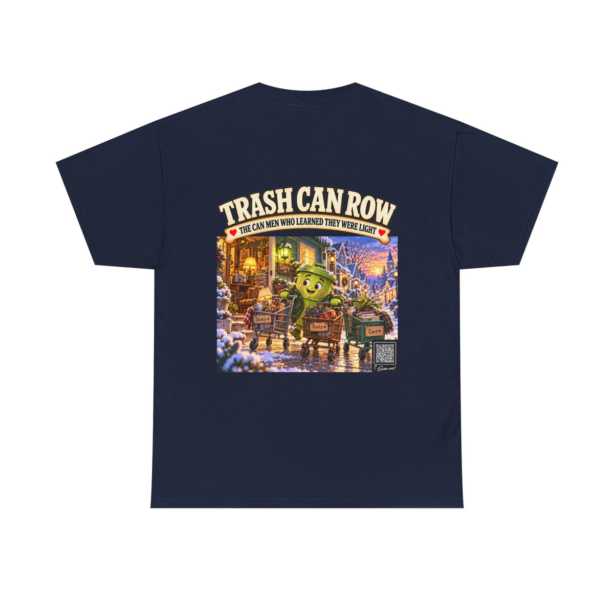 Trash Can Row Tee #6